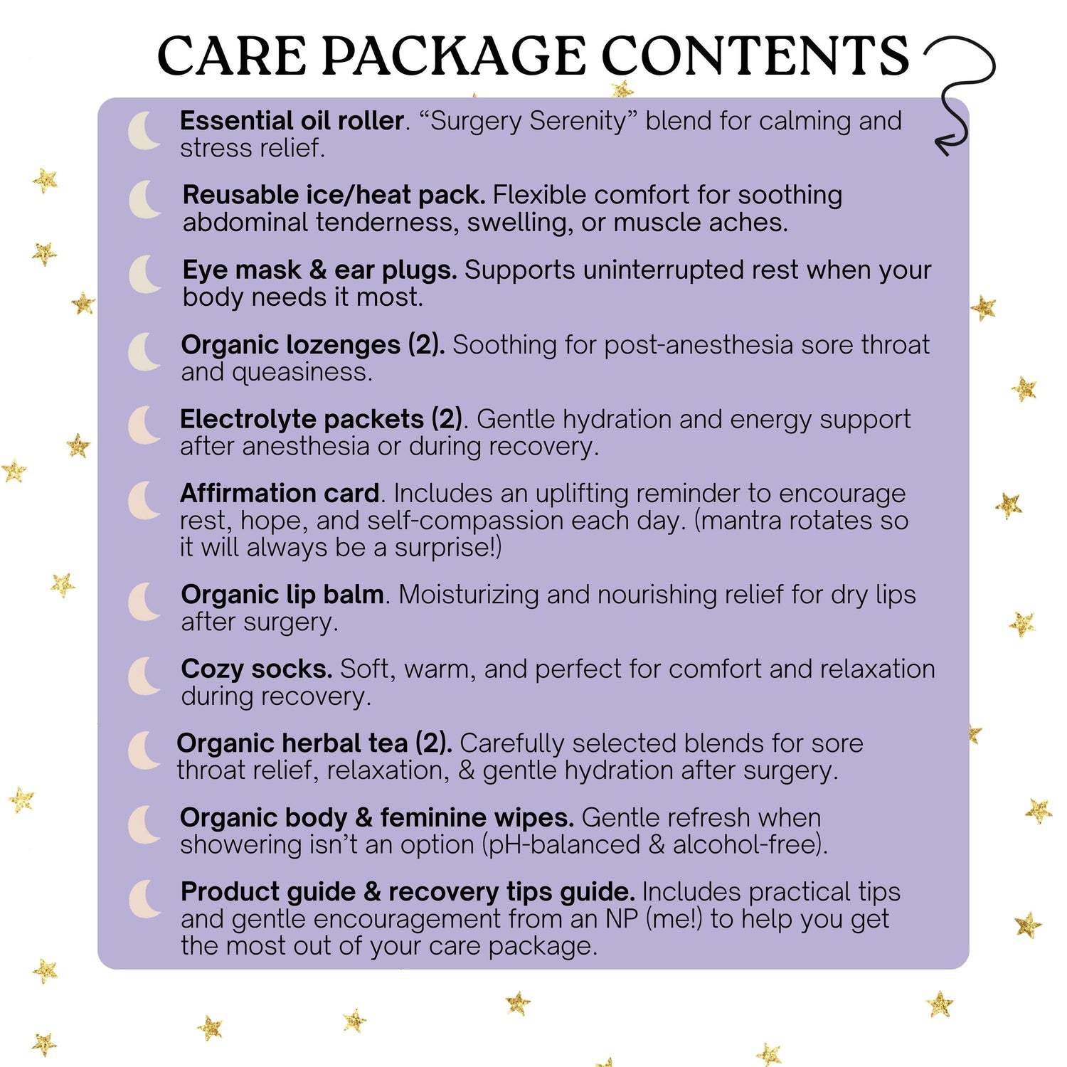 Hysterectomy Care Package With Ice Pack | Post Surgery Recovery Gift for Women | Comfort Get Well Soon Basket for Uterus Removal, Hysto Box