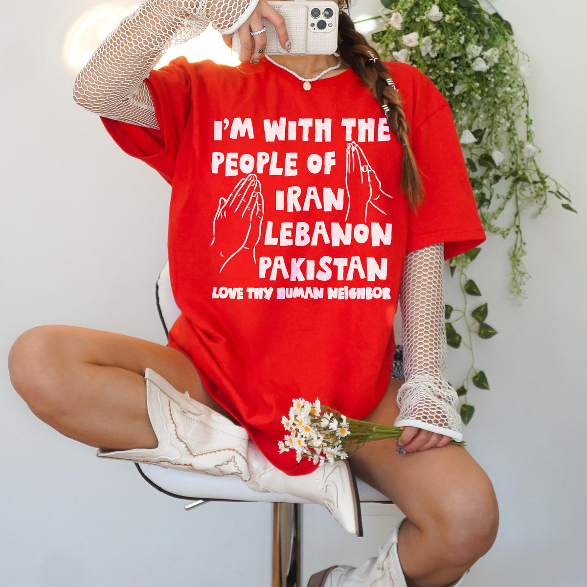 Red t-shirt with &amp;quot;I&amp;
