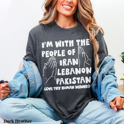 Dark heather t-shirt with &amp;quot;I&amp;