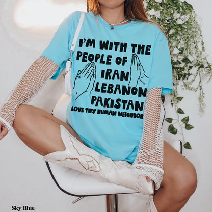 Light blue t-shirt with &amp;quot;I&amp;