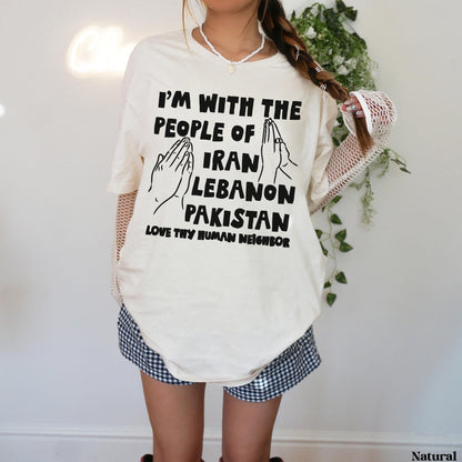 Cream t-shirt with text &amp;quot;I&amp;