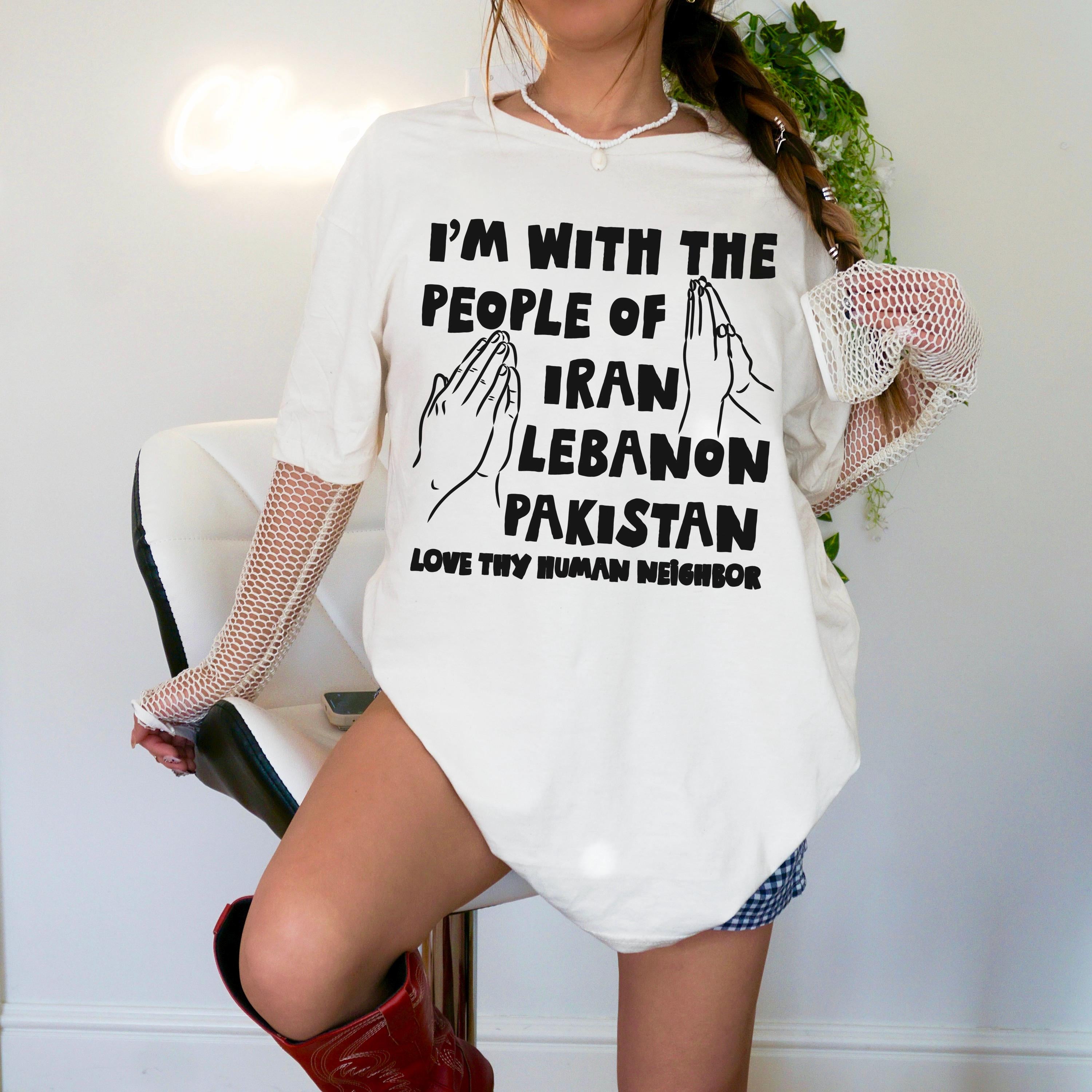 Cream t-shirt with black text: &amp;quot;I&amp;