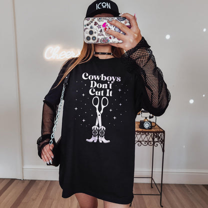 Black t-shirt with &amp;quot;Cowboys Don&amp;