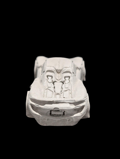 Concrete Car Sculpture for Painting | DIY Race Car Craft for Kids | Minimalist Brutalist Home Decor | Kids Birthday Party Favors | Paintable