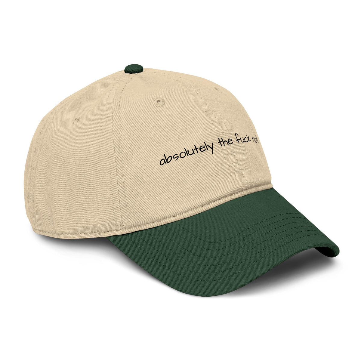 absolutely the fuck not baseball cap, printed funny statement hat, millennial gift, retirement gift