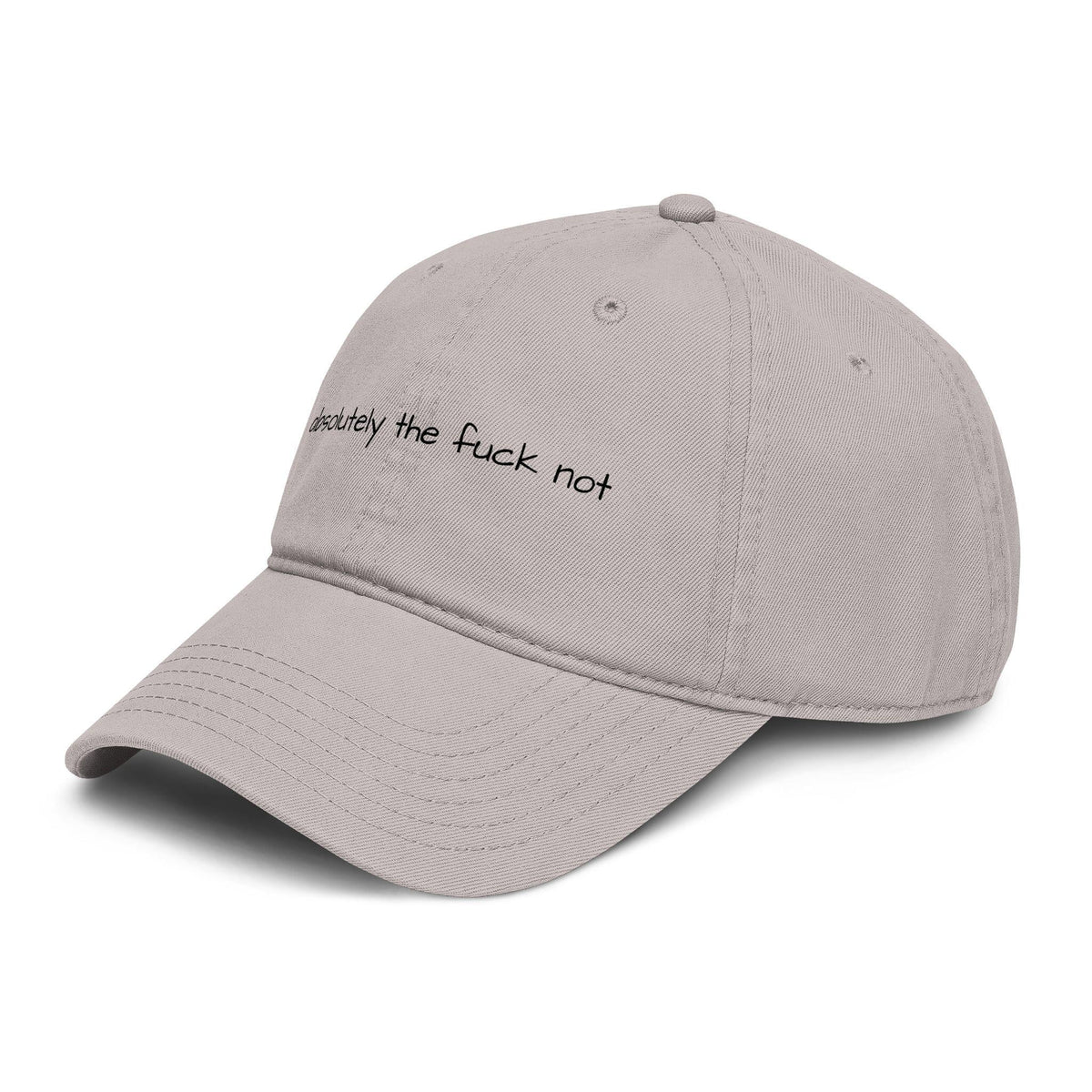 absolutely the fuck not baseball cap, printed funny statement hat, millennial gift, retirement gift