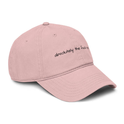 absolutely the fuck not baseball cap, printed funny statement hat, millennial gift, retirement gift