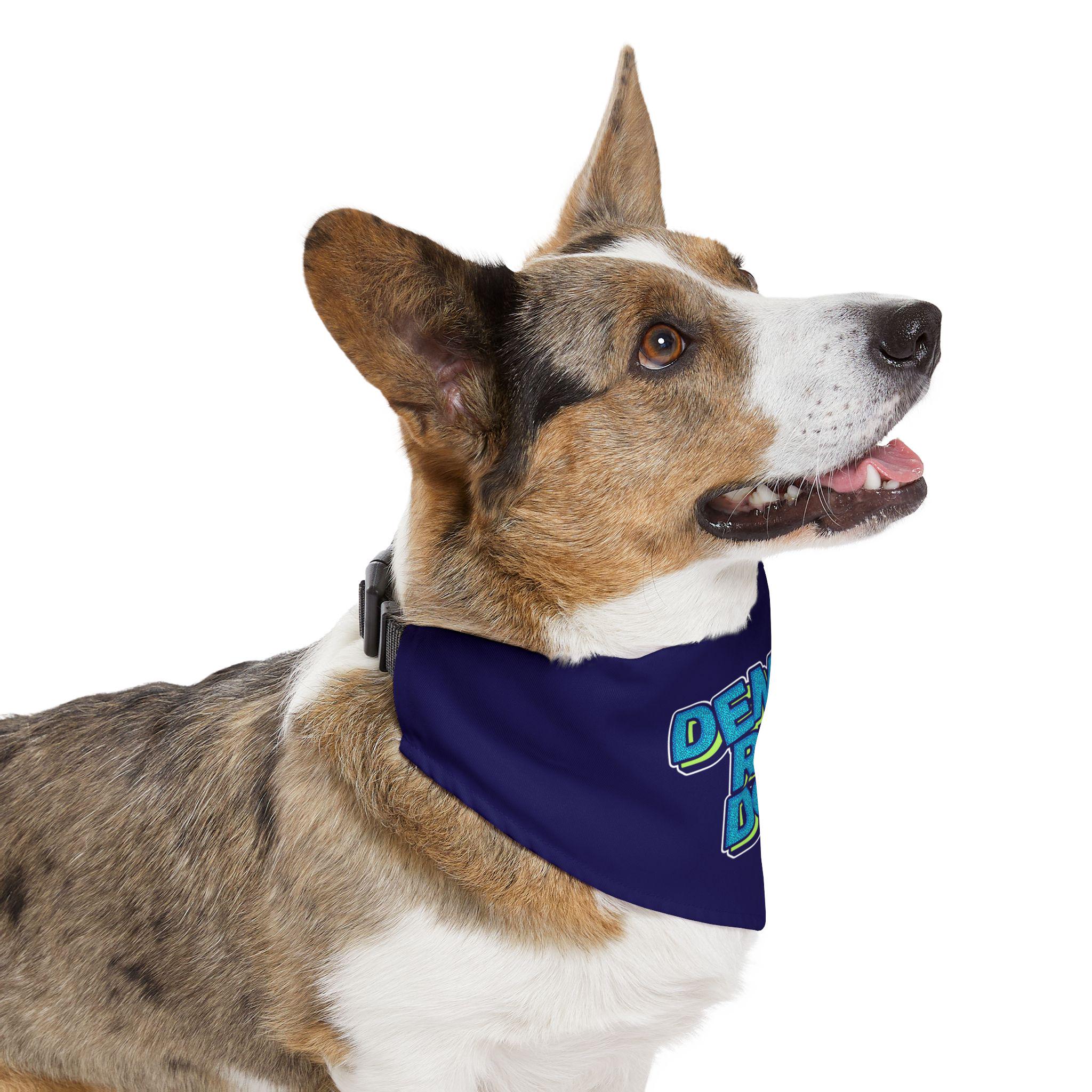 Demonrat Political Dog Bandana for Progressive Pups, Funny Liberal Pet Scarf, Anti Trump Dog Mom Gift | Retro Puppy