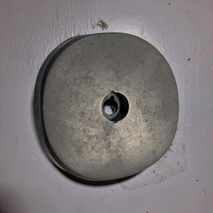 Concrete Wall Hook Minimalist Door Knob - Modern Industrial Coat Rack - Gray &amp; Natural Concrete Wall Decor - Small Round Cement Pegs