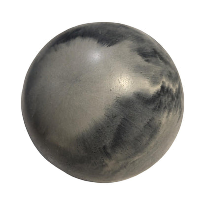 Large 4&amp;quot; Concrete Decorative Sphere -Minimalist Marbled Stone Ball - Modern Industrial Shelf Decor, Brutalist Paperweight, Zen Garden Accent