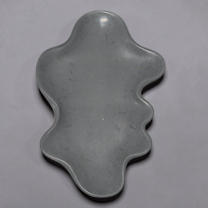 Large Concrete Cloud Tray, Irregular Organic Catchall Dish, Abstract Sculptural Vanity Tray, Minimalist Concrete Jewelry Plate