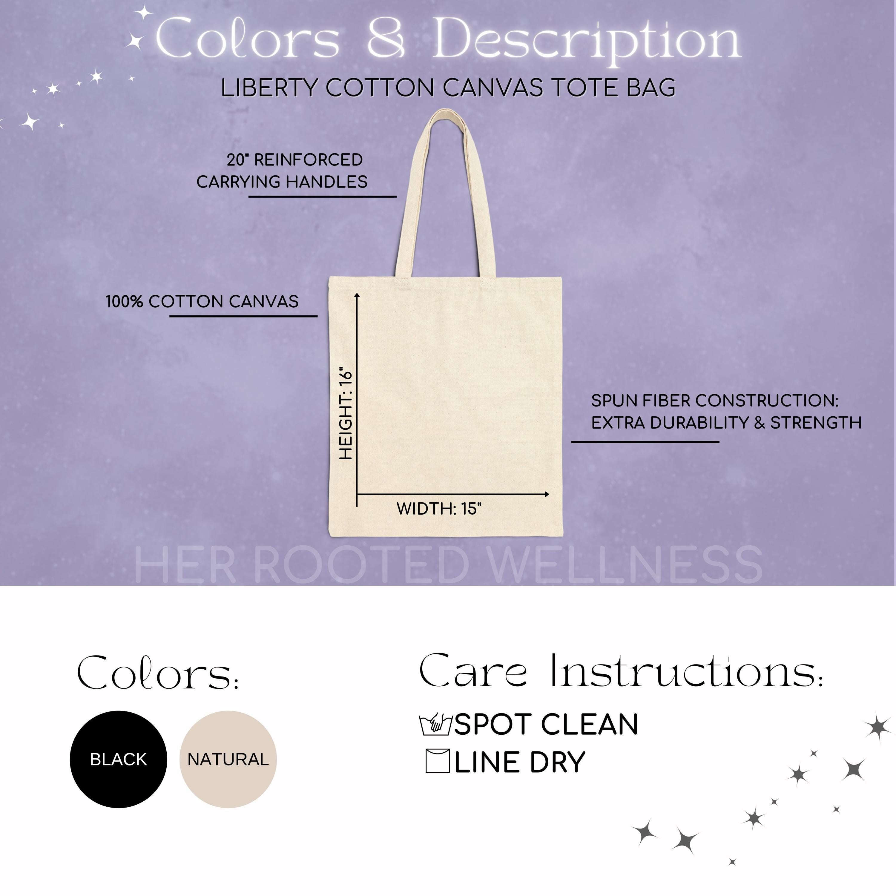 Hysterectomy Warrior Tote Bag | Purple Ribbon Hysto Awareness Canvas Bag | Uterus Removal Surgery Recovery Support Gift | Care Package Idea