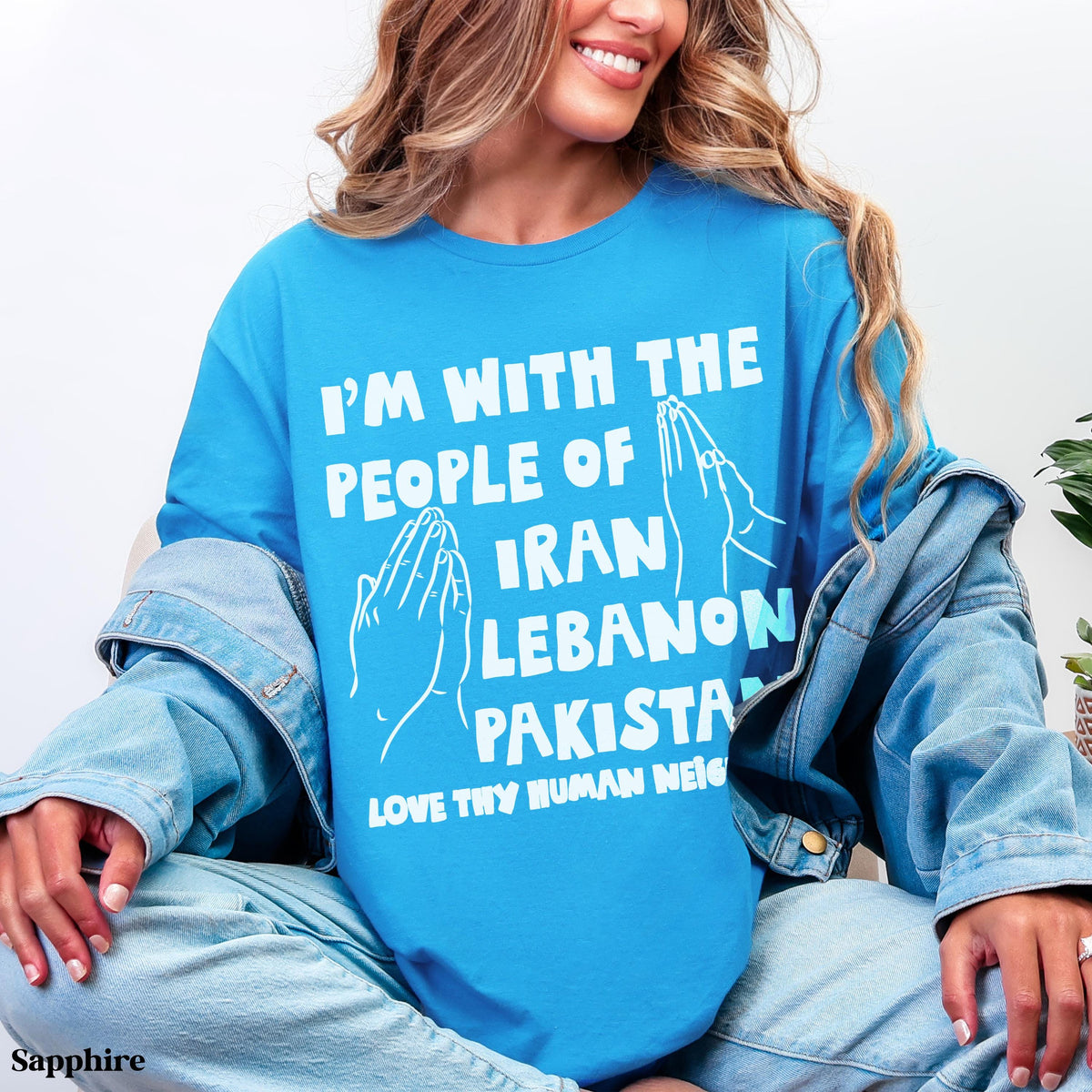 Blue t-shirt with text &amp;quot;I&amp;
