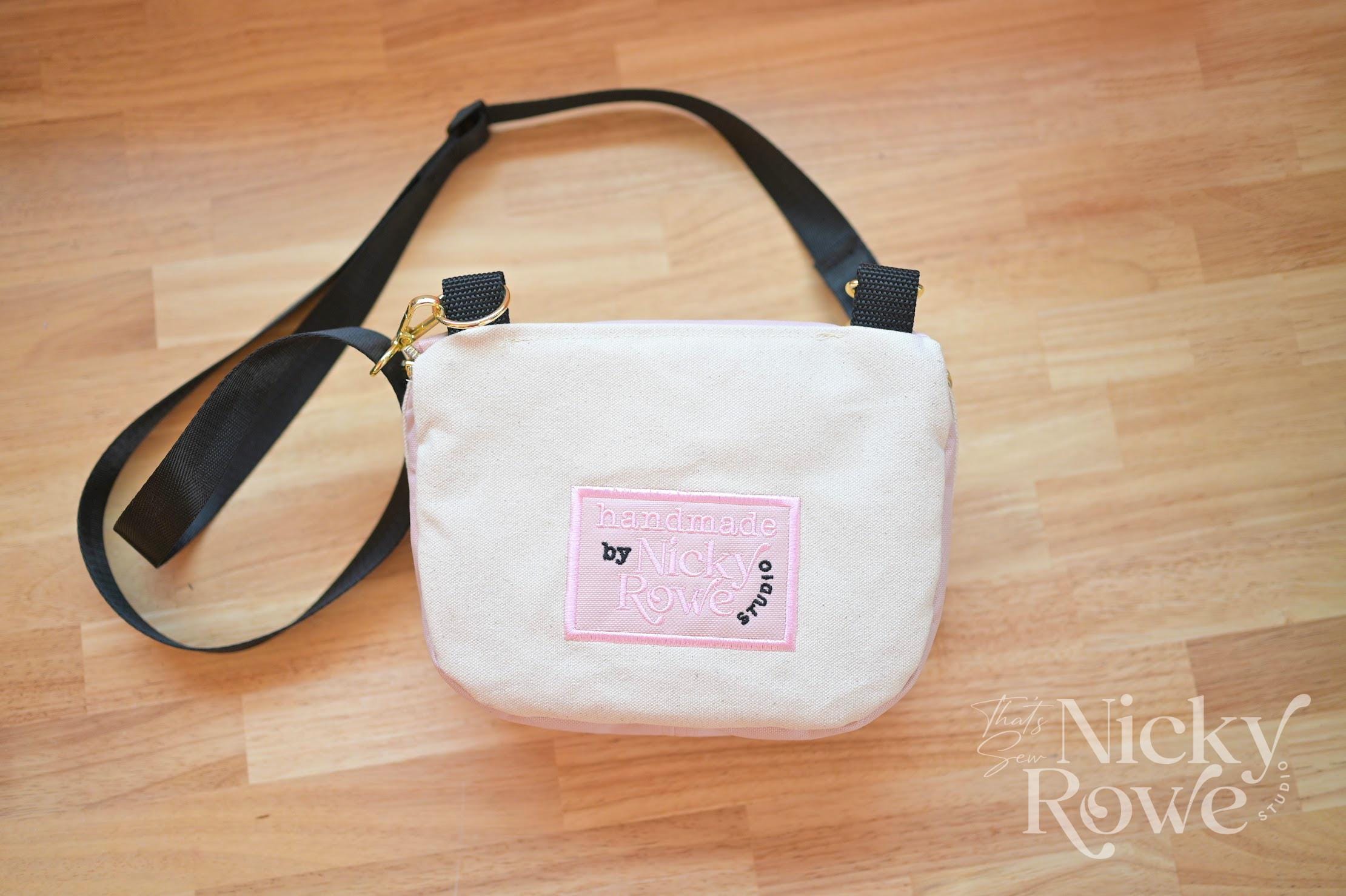 Pet Portrait Dog Walking Bag - Everyday Sling - Cross-body Bag - Custom, Handmade, Canvas Handbag - NO AI