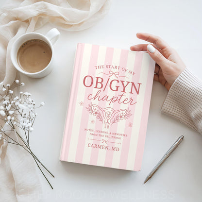 OBGYN Journal | Personalized Match Day Gift, New Resident Gift, Attending Physician Gift, OB GYN Notebook, Women&amp;