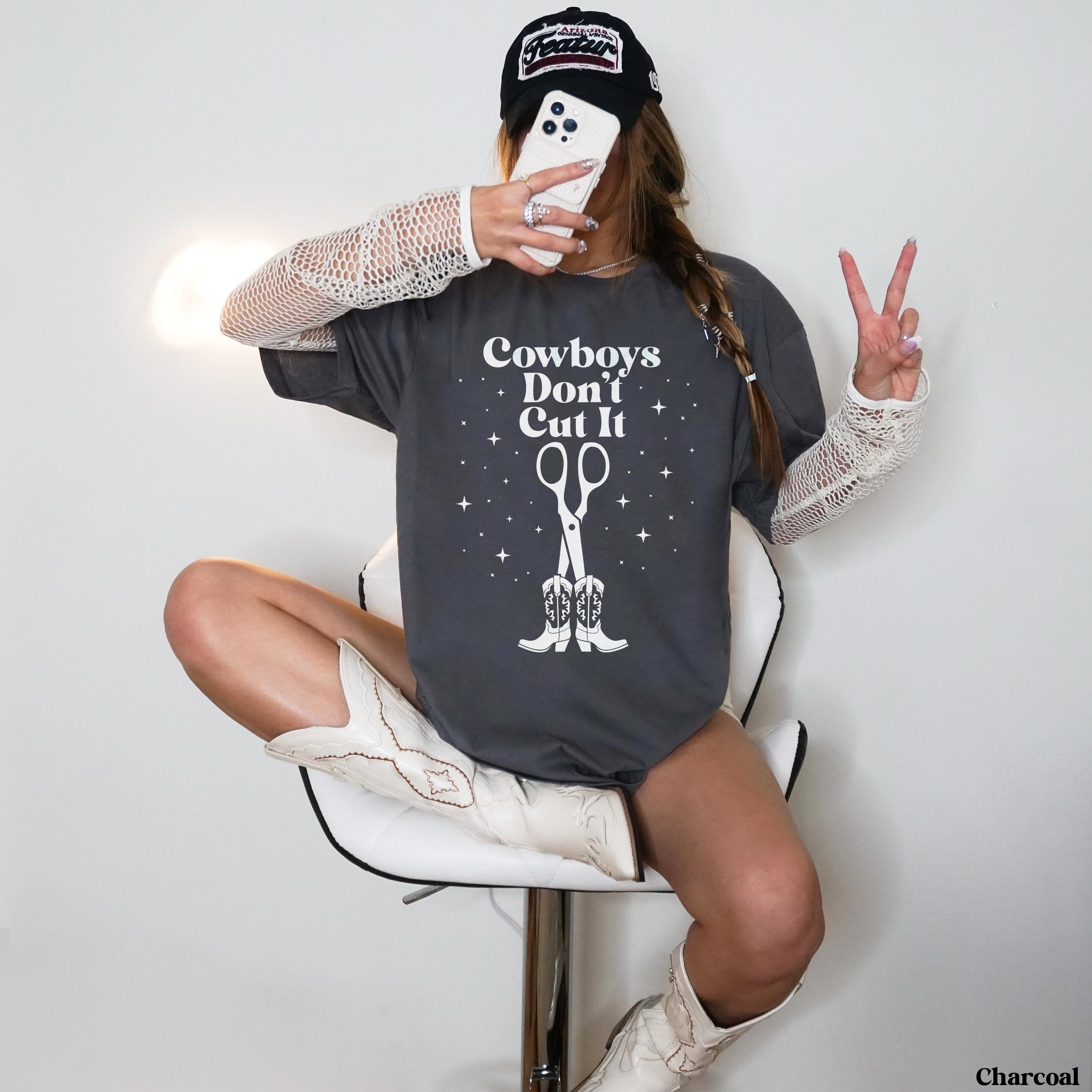 Charcoal t-shirt with &amp;quot;Cowboys Don&amp;
