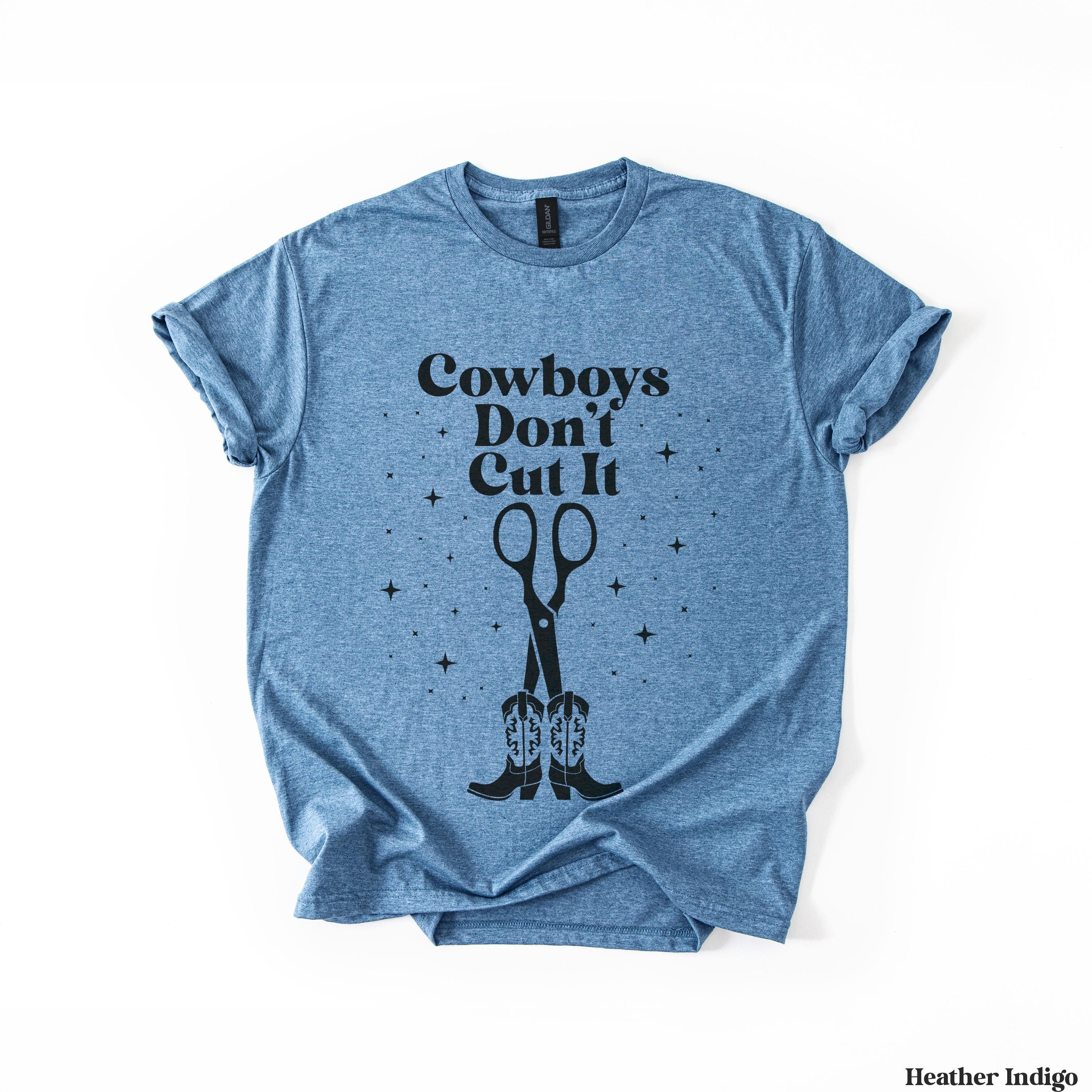 Blue t-shirt with &amp;quot;Cowboys Don&amp;