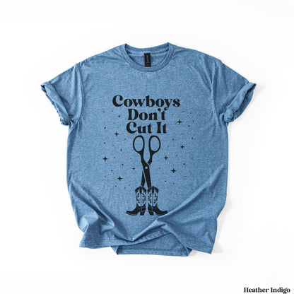 Blue t-shirt with &amp;quot;Cowboys Don&amp;
