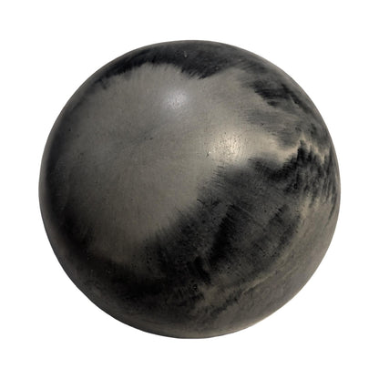 Large 4&amp;quot; Concrete Decorative Sphere -Minimalist Marbled Stone Ball - Modern Industrial Shelf Decor, Brutalist Paperweight, Zen Garden Accent