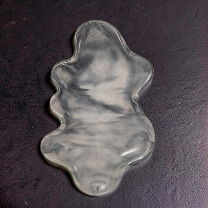 Large Concrete Cloud Tray, Irregular Organic Catchall Dish, Abstract Sculptural Vanity Tray, Minimalist Concrete Jewelry Plate