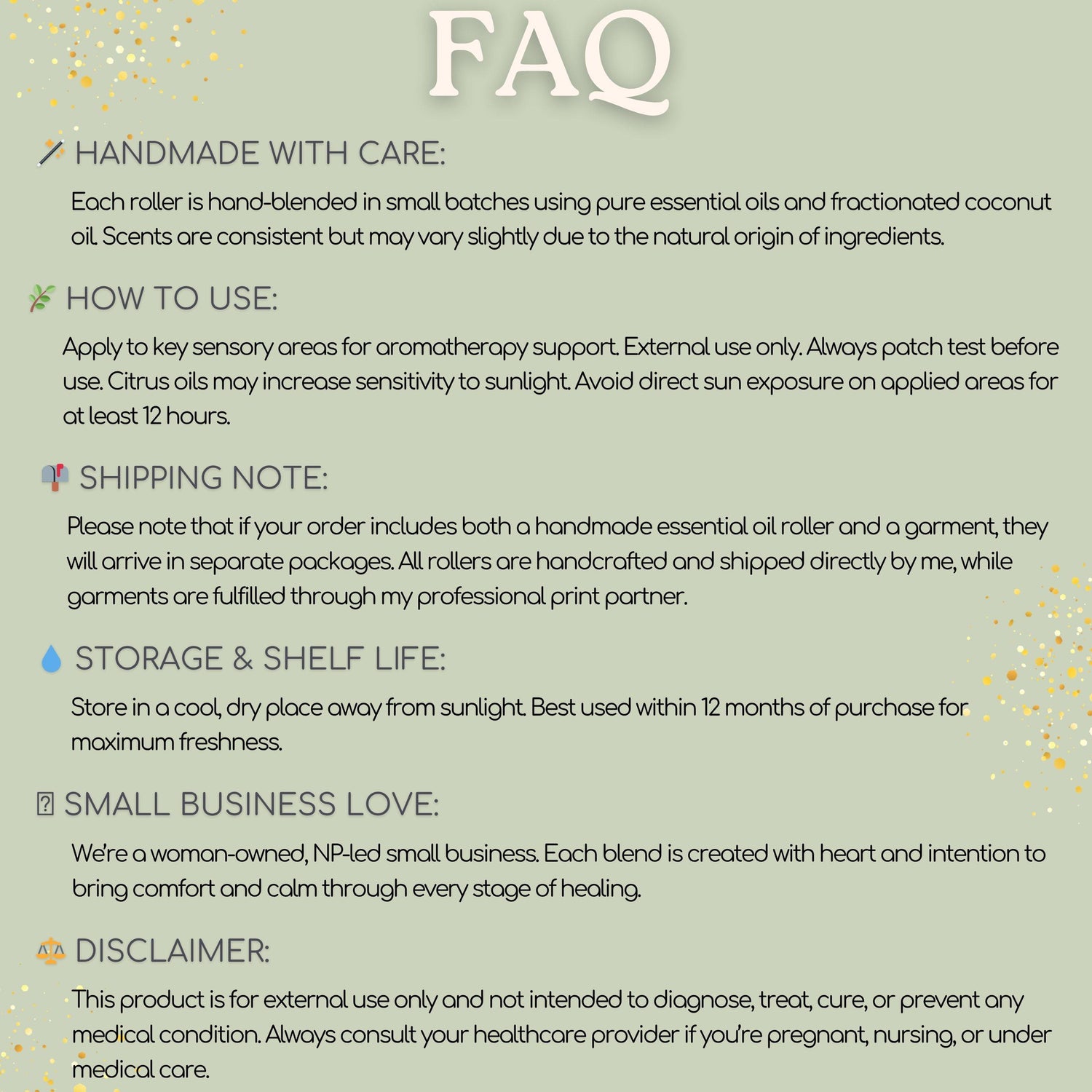 Nix The Nausea Essential Oil Roller | Queasiness Post Hysterectomy Aromatherapy Blend | Hysto Surgery Recovery Gift | No Uterus Care Package