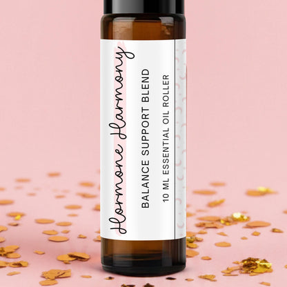 Hormone Harmony Essential Oil Roller | Balancing Post Hysterectomy Aromatherapy Blend | Hysto Surgery Recovery Gift | No Uterus Care Package