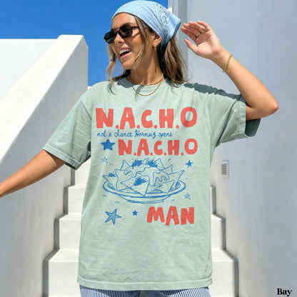 N.A.C.H.O Not A Chance Hormuz Opens T-Shirt, Funny Nachos Anti Trump Anti War Tee, Stop War With Iran Protest Shirt