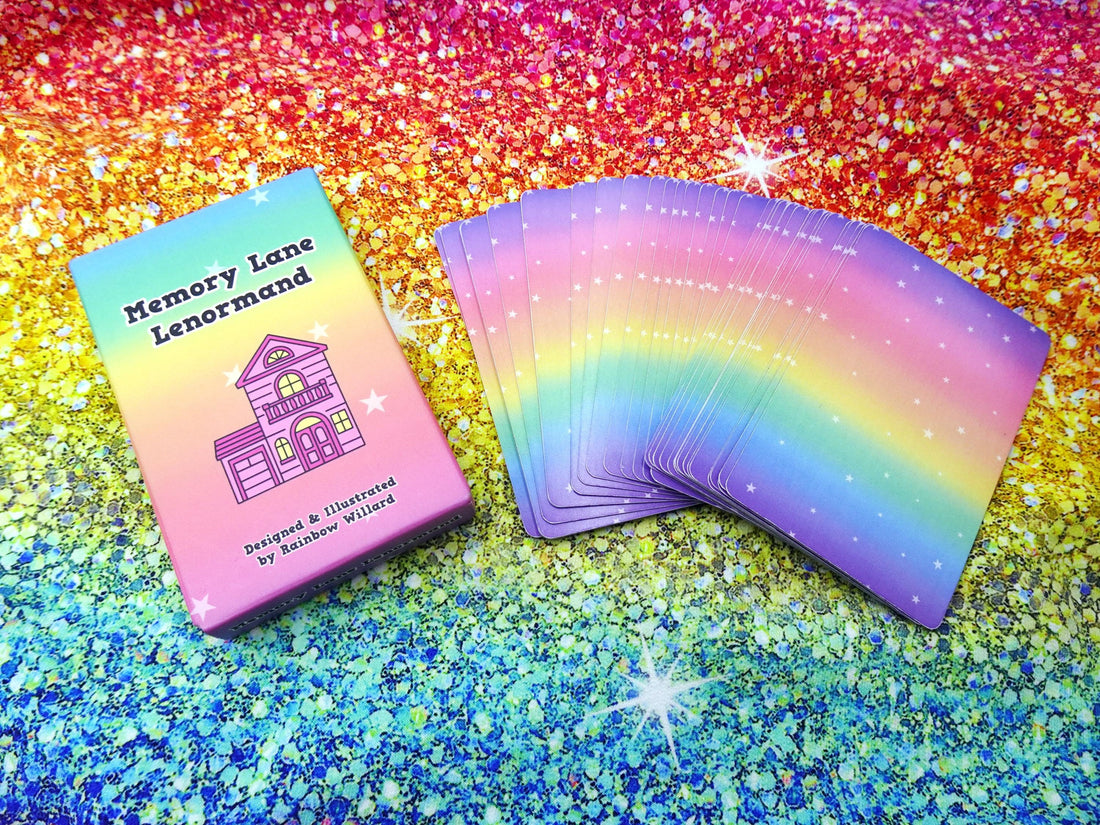 Memory Lane Lenormand Deck Nostalgic Indie Oracle Cards
