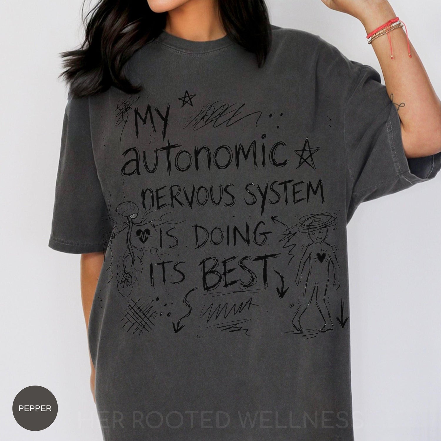 Funny POTS Shirt | Dysautonomia Humor Tee | POTS Syndrome Awareness T-shirt | Cheeky Postural Orthostatic Tachycardia Syndrome Apparel