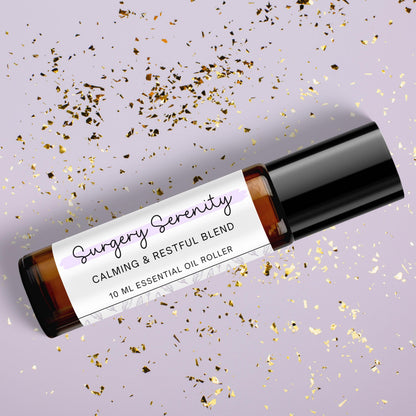 Surgery Serenity Essential Oil Roller | Calming Post Hysterectomy Aromatherapy Blend | Hysto Surgery Recovery Gift | No Uterus Care Package