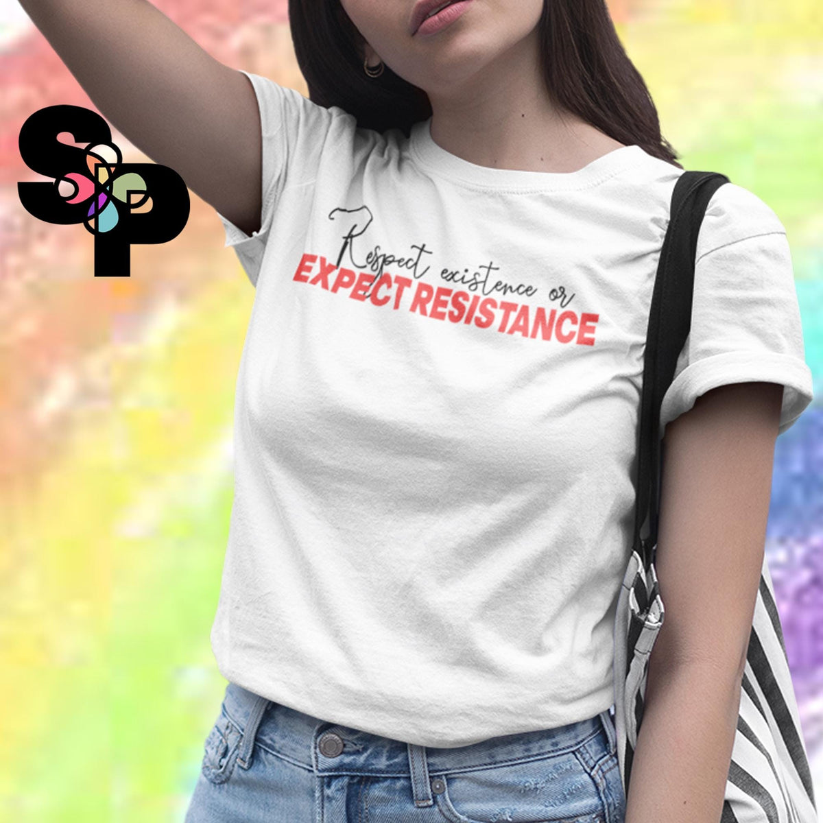 Respect Existence TShirt - ACLU Support