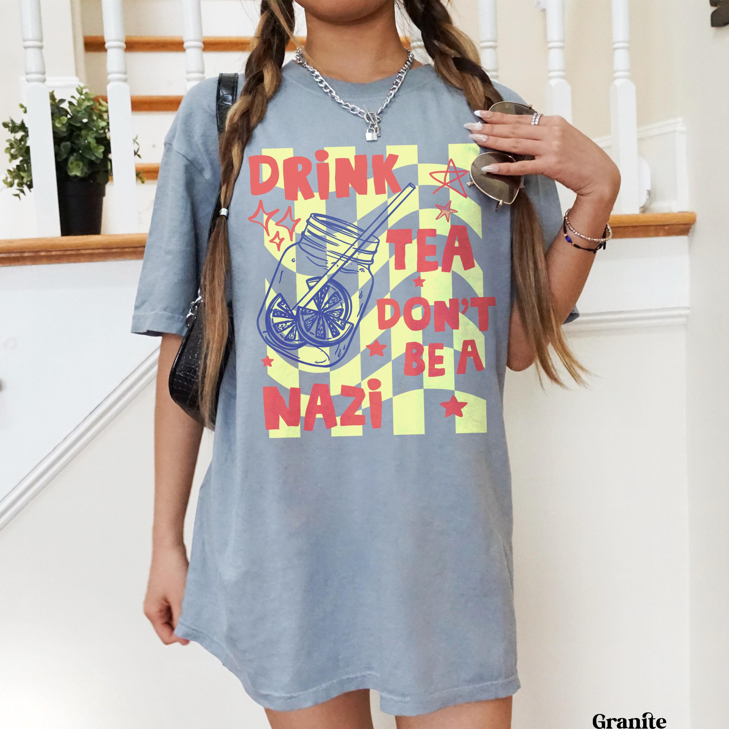 T-shirt with &amp;quot;DRINK TEA DON&amp;