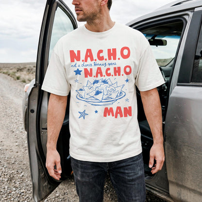 N.A.C.H.O Not A Chance Hormuz Opens T-Shirt, Funny Nachos Anti Trump Anti War Tee, Stop War With Iran Protest Shirt