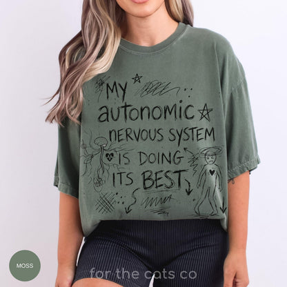 Funny POTS Shirt | Dysautonomia Humor Tee | POTS Syndrome Awareness T-shirt | Cheeky Postural Orthostatic Tachycardia Syndrome Apparel