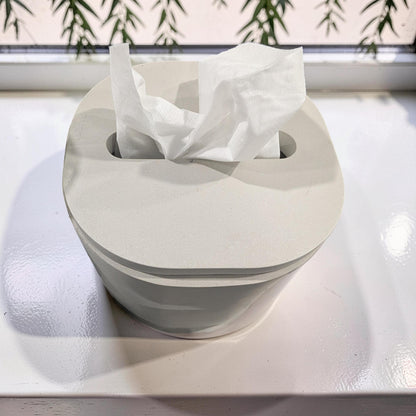 Modern Concrete Tissue Box, Minimalist Vanity Decor, Reusable Facial Tissue Dispenser, Industrial Bathroom Accessories,Refillable Tissue Box