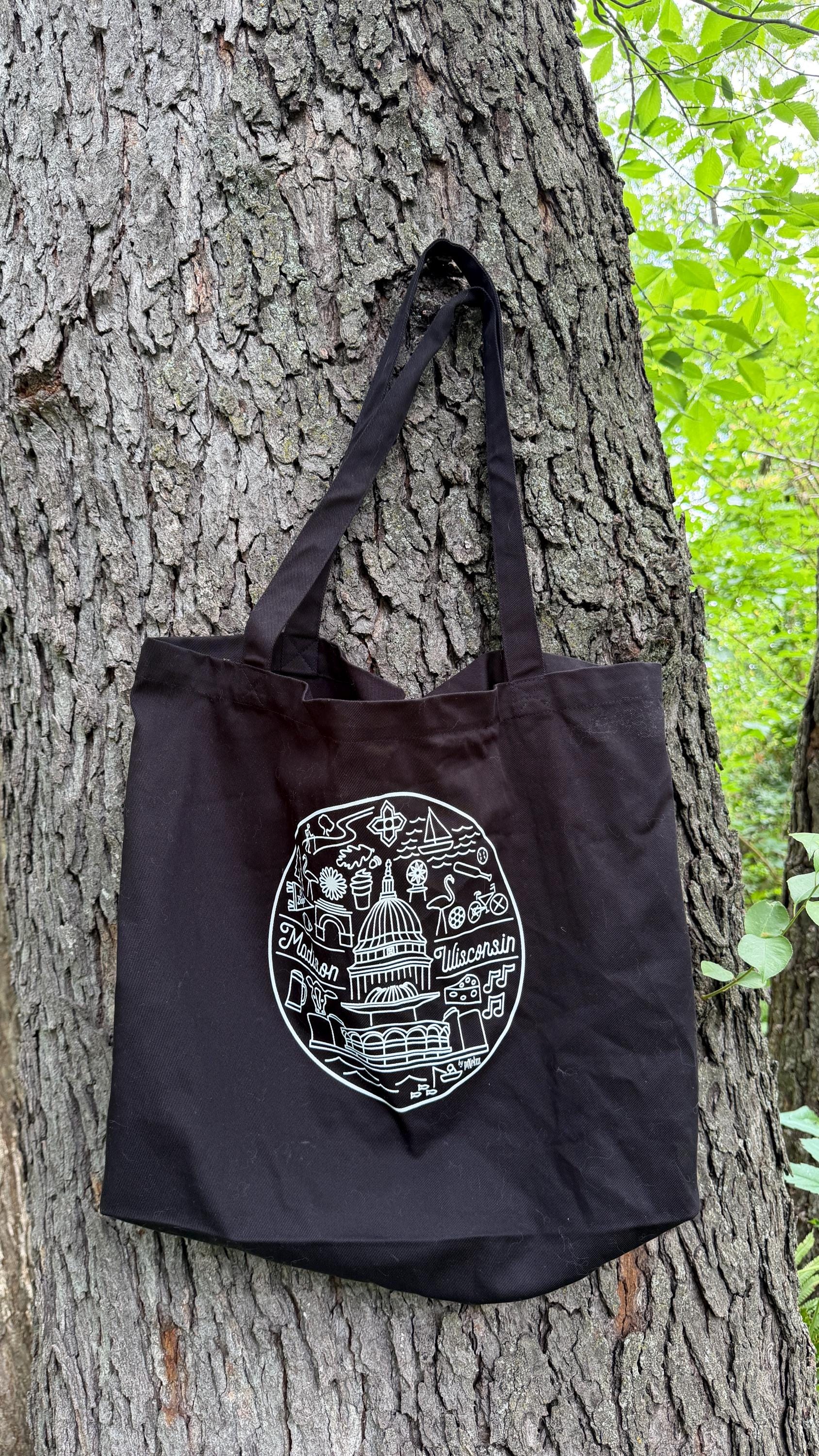 Madison Wisconsin Eco Tote: Organic Cotton Canvas Market Bag