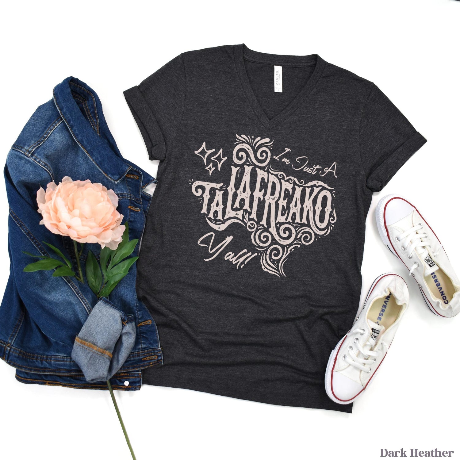 Dark heather t-shirt with &amp;quot;I&amp;