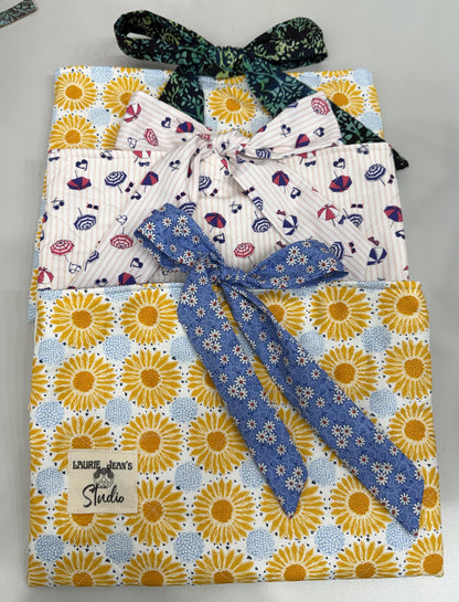 Quilted Book or Tablet Covers - Repurposed