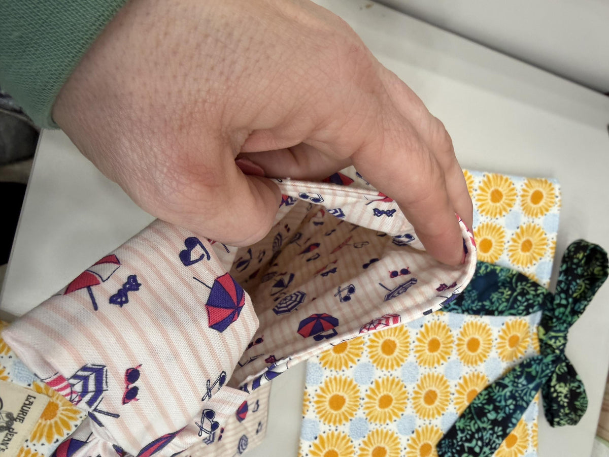Quilted Book or Tablet Covers - Repurposed