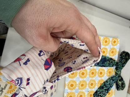 Quilted Book or Tablet Covers - Repurposed