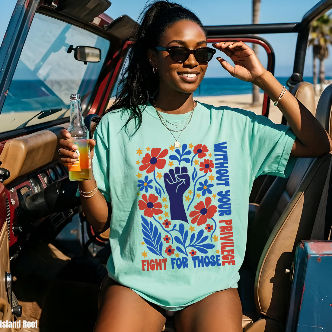 Progressive Fight For Those Without Your Privilege T-Shirt, Liberal Activist Tee, Fourth of July, Anti Trump USA 250 Birthday Comfort Colors