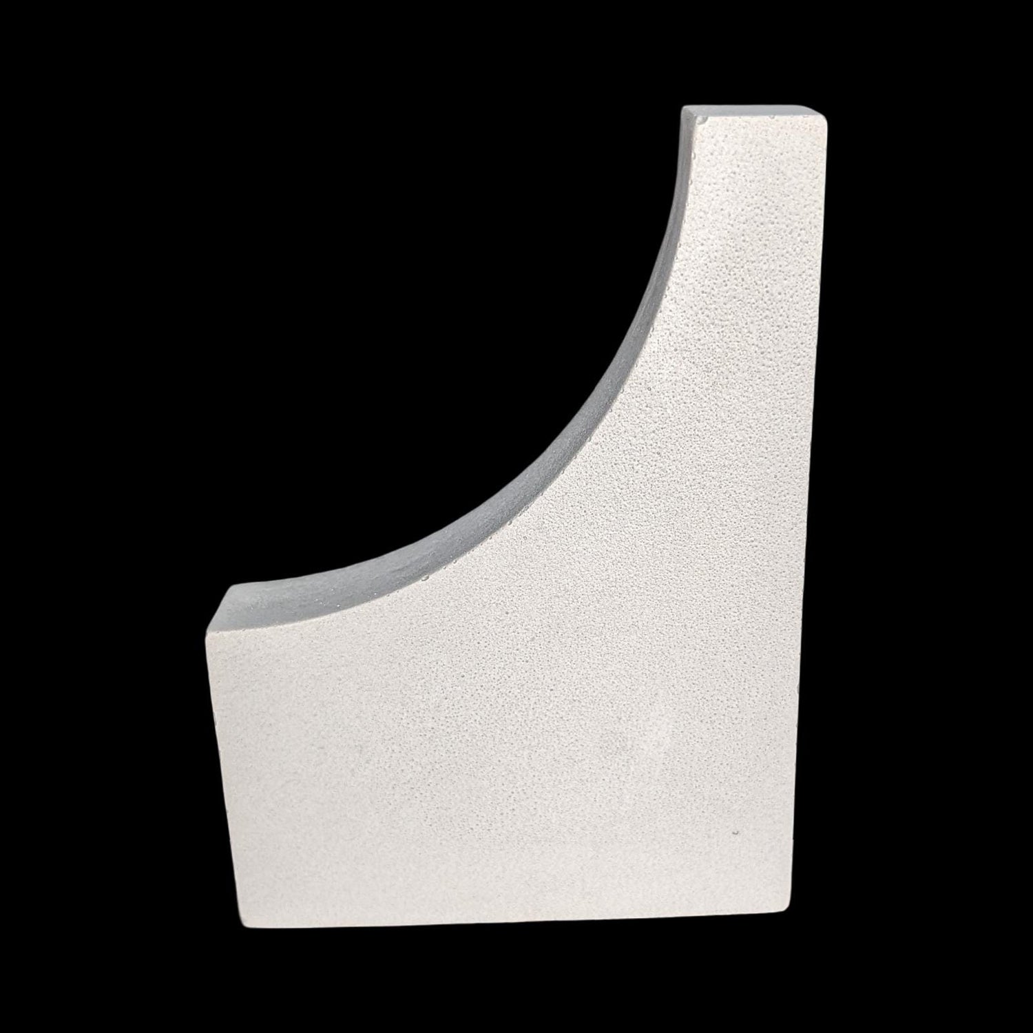 Concrete Photo Prop and Shelf Decor, Minimalist Geometric Arch Wave Statement Piece, Modern Concrete Product Photography Prop, Bookend