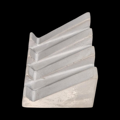 Concrete Waterfall Soap Dish | Self Draining Soap Holder for Bathroom and Kitchen Shower | Plain Concrete Modern Soap Saver Dish