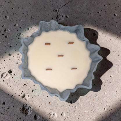 Luxury 5-Wick Concrete Candle Bowl – Chanel No. 5 Inspired Scent