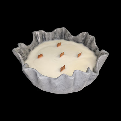 Luxury 5-Wick Concrete Candle Bowl – Chanel No. 5 Inspired Scent