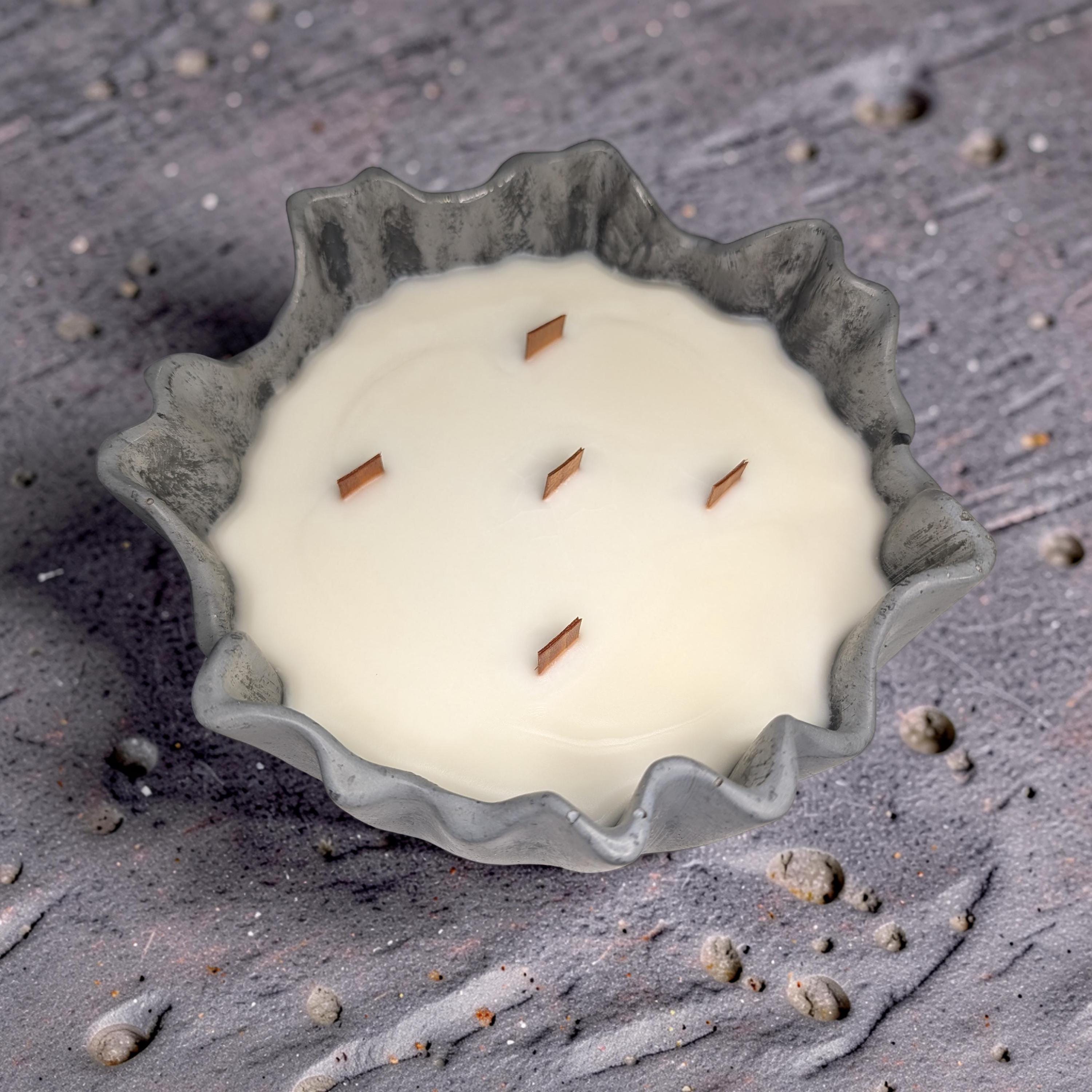 Luxury 5-Wick Concrete Candle Bowl – Chanel No. 5 Inspired Scent