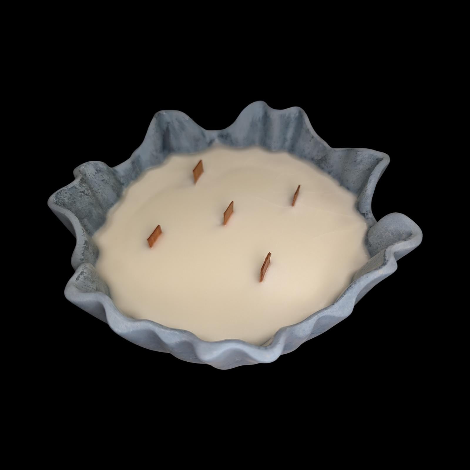 Luxury 5-Wick Concrete Candle Bowl – Chanel No. 5 Inspired Scent