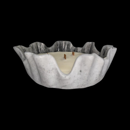 Luxury 5-Wick Concrete Candle Bowl – Chanel No. 5 Inspired Scent