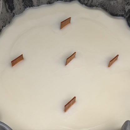 Luxury 5-Wick Concrete Candle Bowl – Chanel No. 5 Inspired Scent