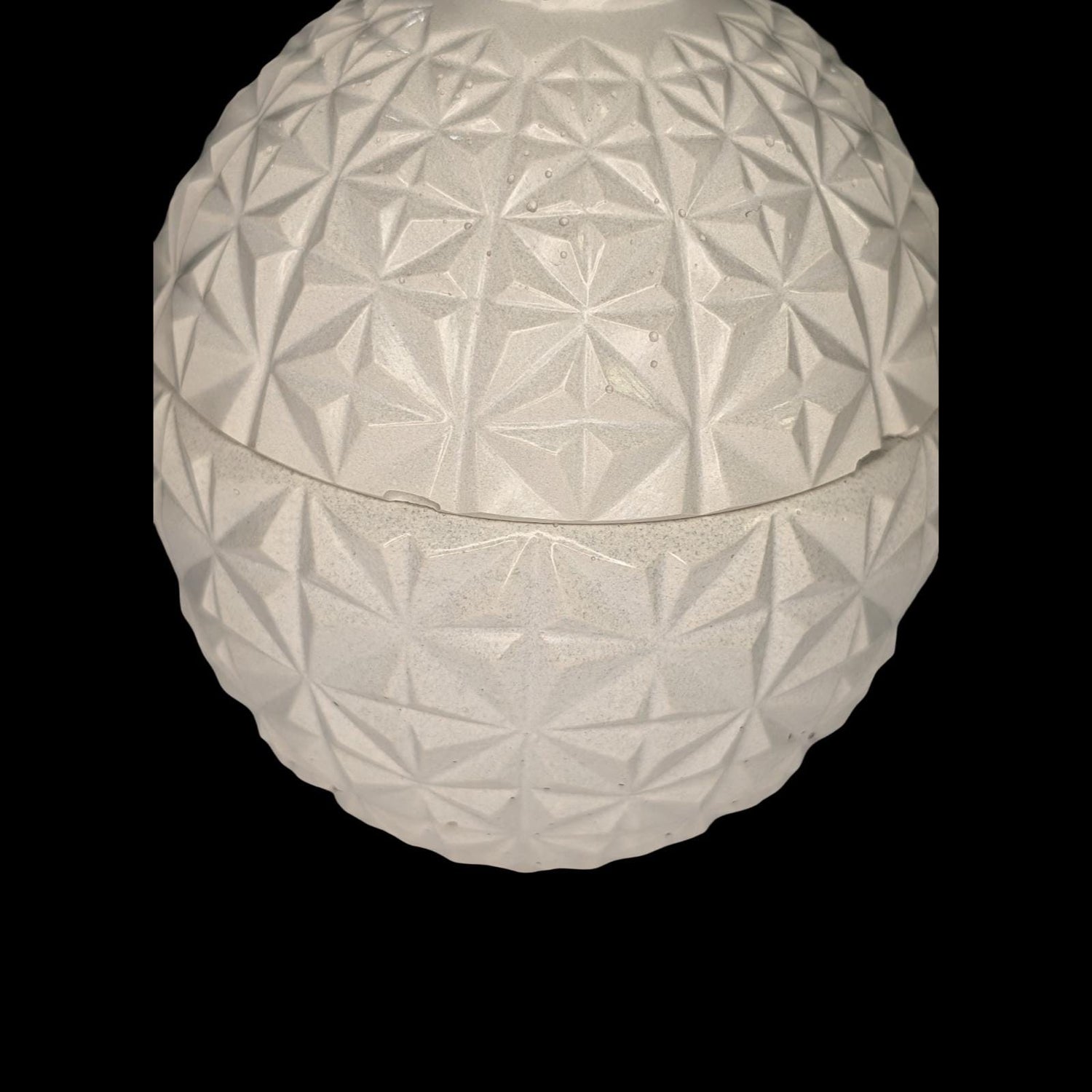 Concrete Pineapple Jar with Lid, Geometric Pineapple Trinket Box, Tropical Modern Home Decor, Small Storage Vessel, Unique Housewarming Gift